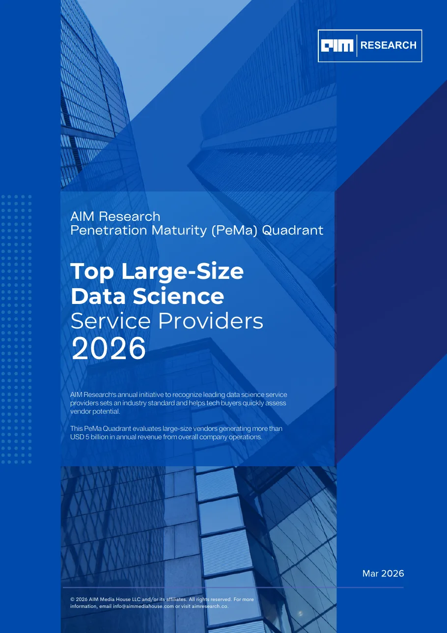 Top Large-Size Data Science Service Providers 2026 — PeMa Quadrant cover