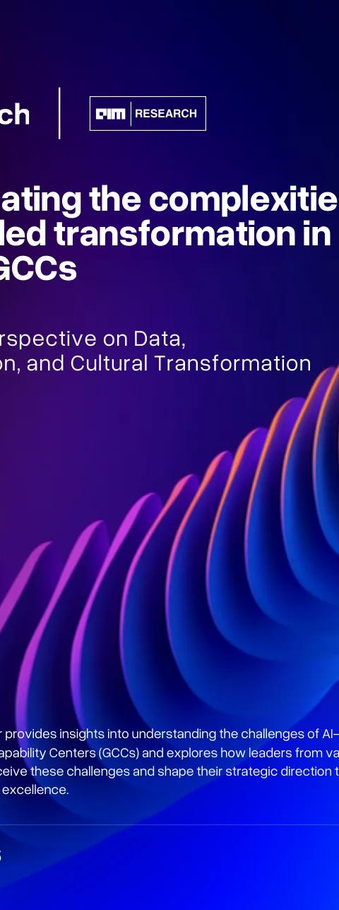 Navigating the complexities of AI-led transformation in BFSI GCCs cover