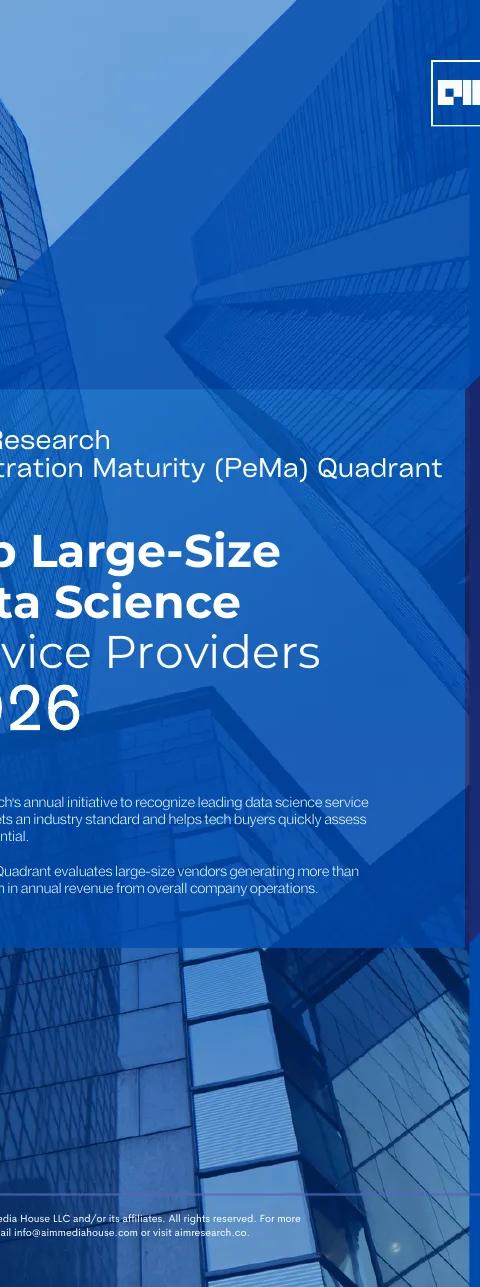 Top Large-Size Data Science Service Providers 2026 cover